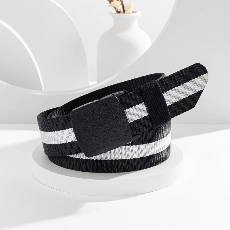 Tank Pattern Nylon Belt