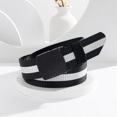 Tank Pattern Nylon Belt