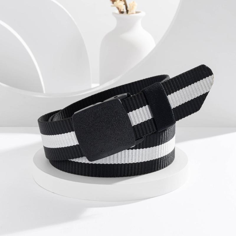 Tank Pattern Nylon Belt