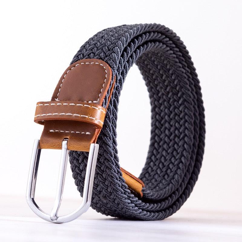 Thin Elastic Canvas Youth Belt for Men and Women