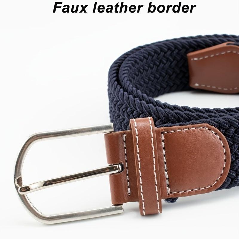 Thin Elastic Canvas Youth Belt for Men and Women