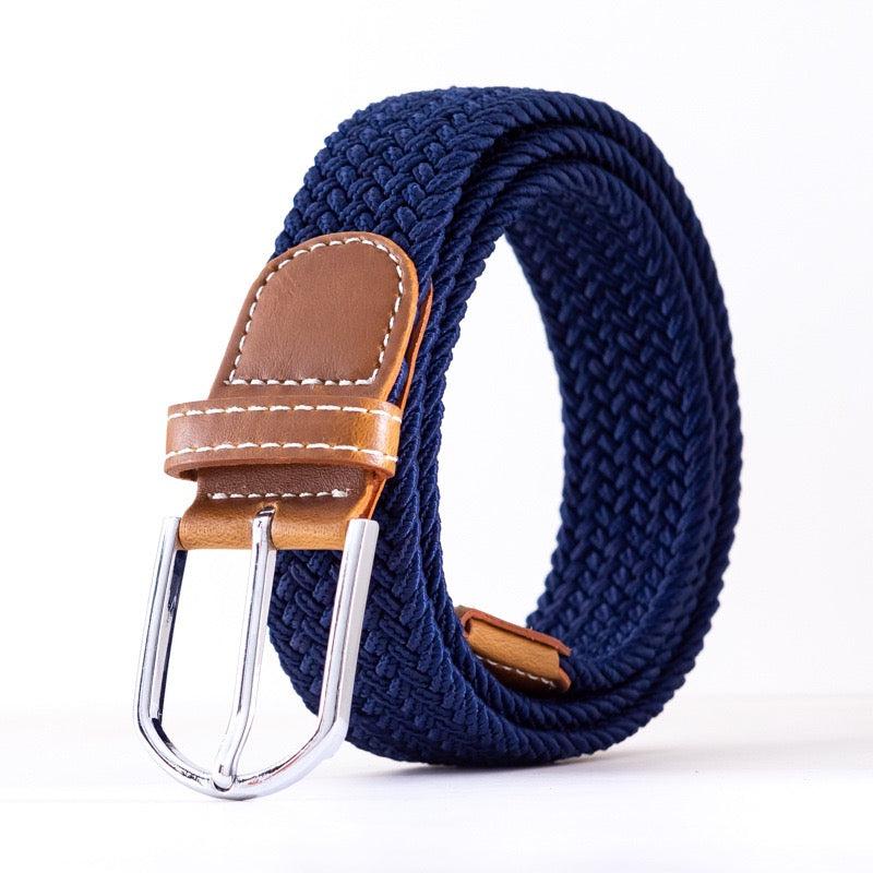 Thin Elastic Canvas Youth Belt for Men and Women