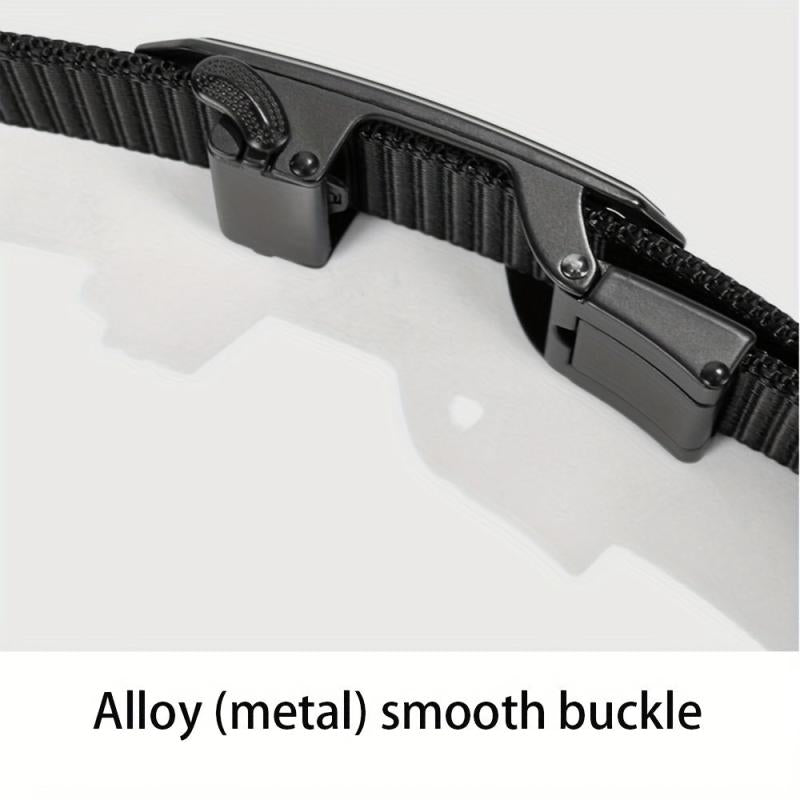 Men's Nylon Belt Automatic Buckle Waistband