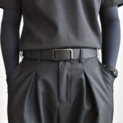 Men's Nylon Belt Automatic Buckle Waistband
