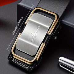 Men's Smooth Buckle Belt for Business Party Travel Dress