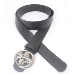 Retro Crowe Snap Buckle Hollow Vines Punk Belt