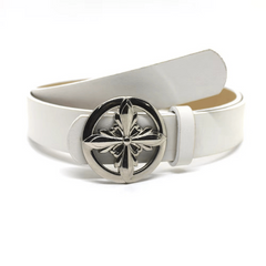 Retro Crowe Snap Buckle Hollow Vines Punk Belt