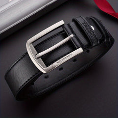 Men's PU Leather Needle Buckle Retro Waist Belt