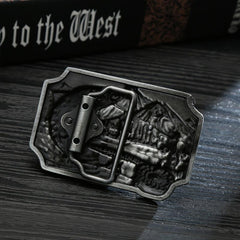 Casual Fishing Pattern Belt Buckle for Men