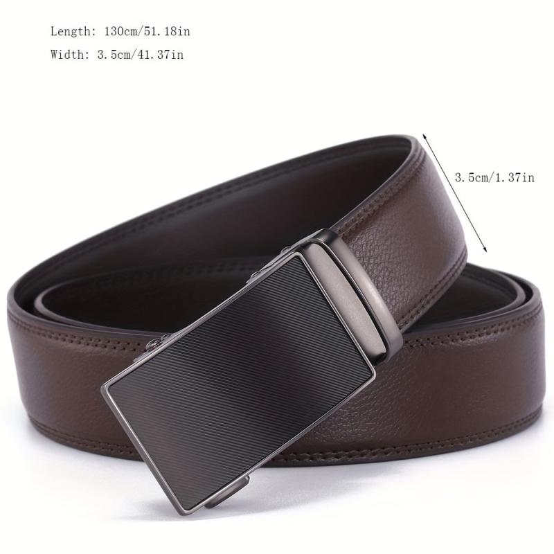 Men's Automatic Leather Belt Business Casual High End