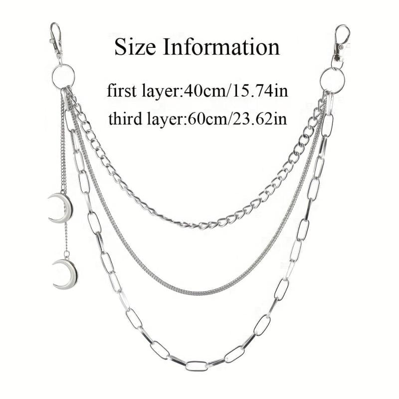 Punk Style Metal Chain Men's Waist Chain