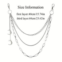 Punk Style Metal Chain Men's Waist Chain