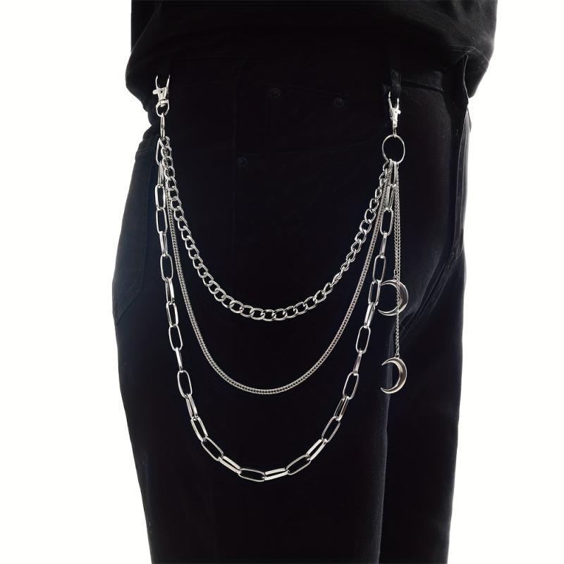 Punk Style Metal Chain Men's Waist Chain