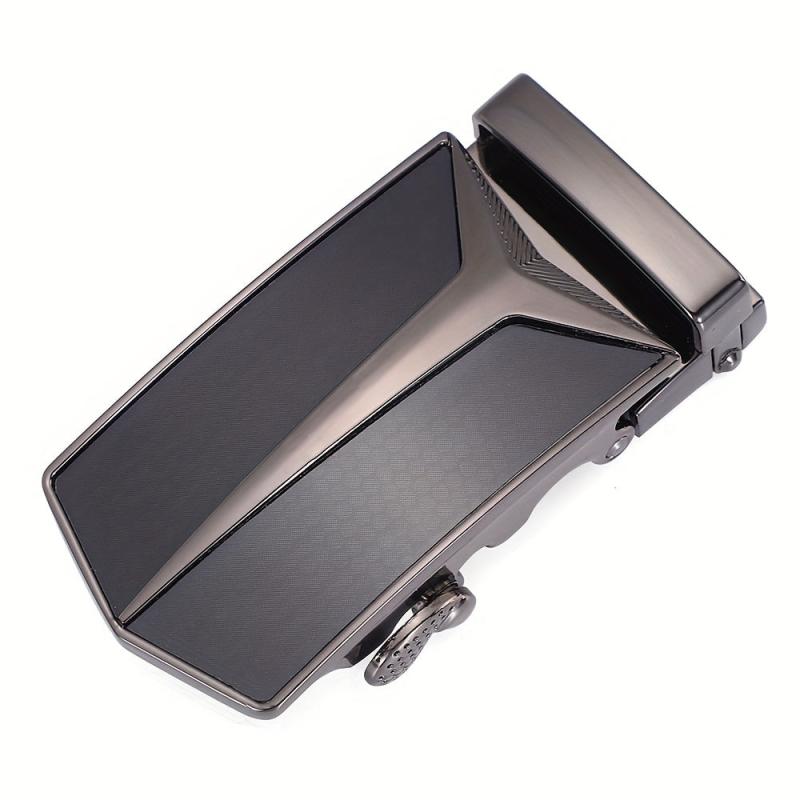 Men's Business Leather Belt with Automatic Buckle