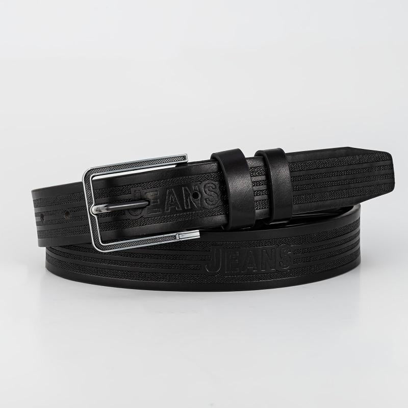 Pin Buckle PU Belt Men's Belt