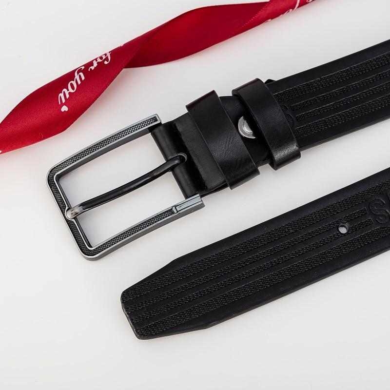 Pin Buckle PU Belt Men's Belt