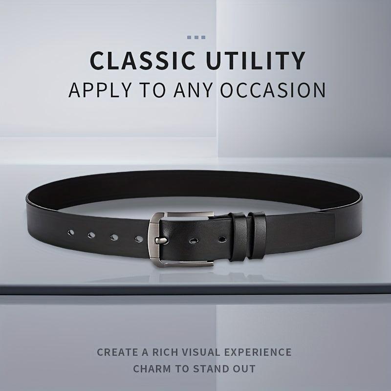 Men's Buckle Belt for Outdoor Party Holiday Business Gift
