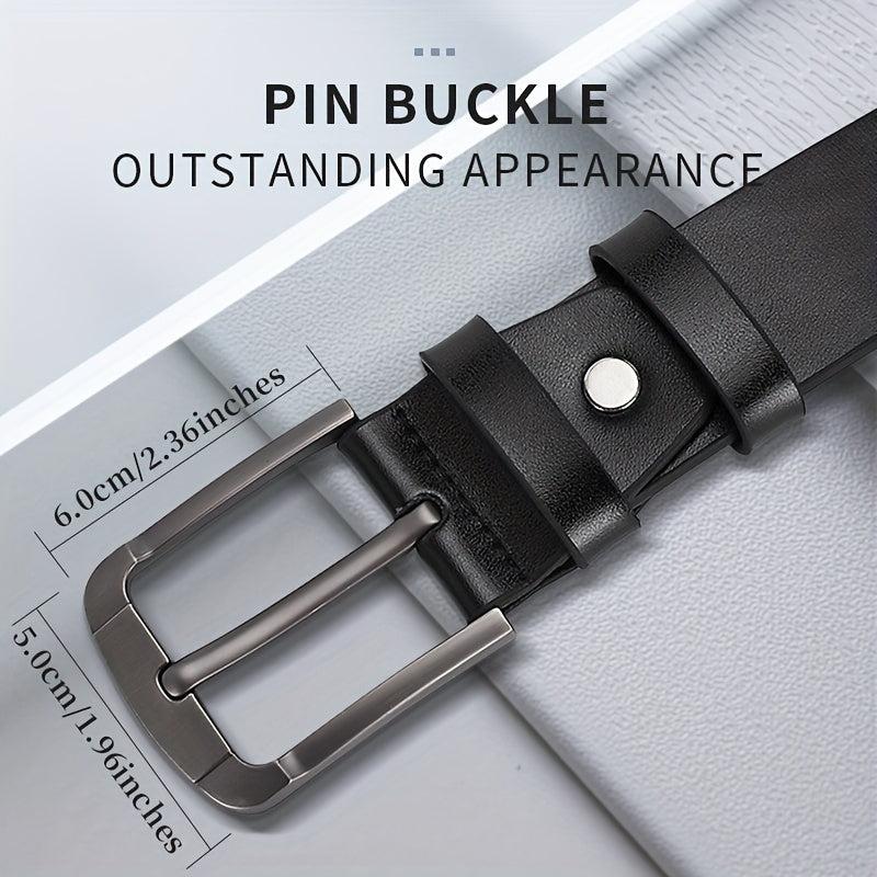 Men's Buckle Belt for Outdoor Party Holiday Business Gift