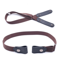 Elastic Waist Belt No Buckle for Men No Bulge No Hassle Belt
