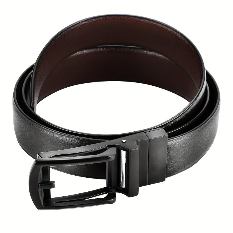 Adjustable Leather Hole Belt For Men