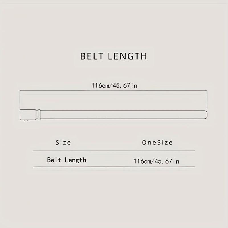Men's Leather Buckle Belt Business Decorative Belt