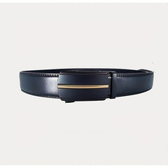 Men's Leather Business Belt Automatic Buckle Belts
