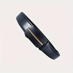 Men's Leather Business Belt Automatic Buckle Belts