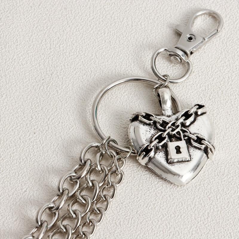Skull Hand Heart Lock Decorative Pant Chain Waist Chains Hip Hop Rock Punk