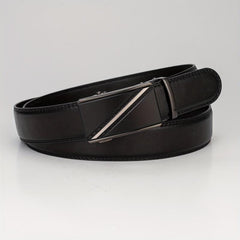 Men's Leather Belt Automatic Buckle Casual Versatile Belt