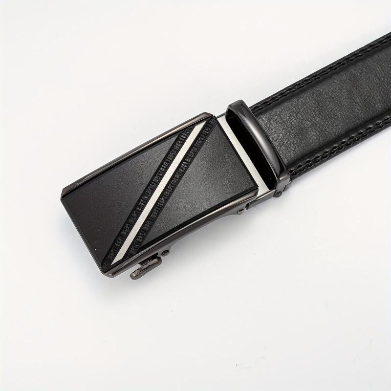 Men's Leather Belt Automatic Buckle Casual Versatile Belt