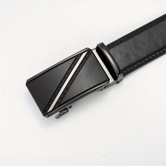 Men's Leather Belt Automatic Buckle Casual Versatile Belt