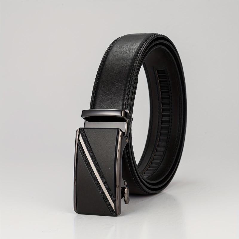 Men's Leather Belt Automatic Buckle Casual Versatile Belt