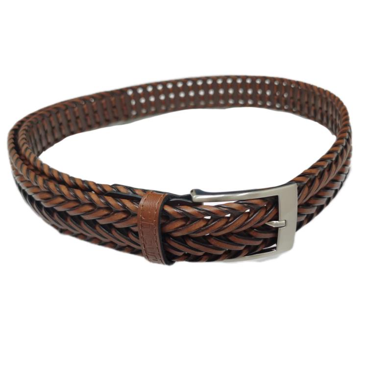 Men's Hollow Buckle Leather Belt for Outdoor Party Holiday