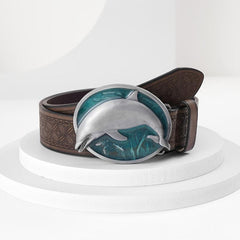 Men's Shark Buckle Belt, Domineering Style