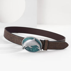 Men's Shark Buckle Belt, Domineering Style