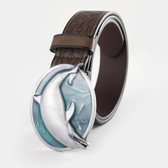 Men's Shark Buckle Belt, Domineering Style