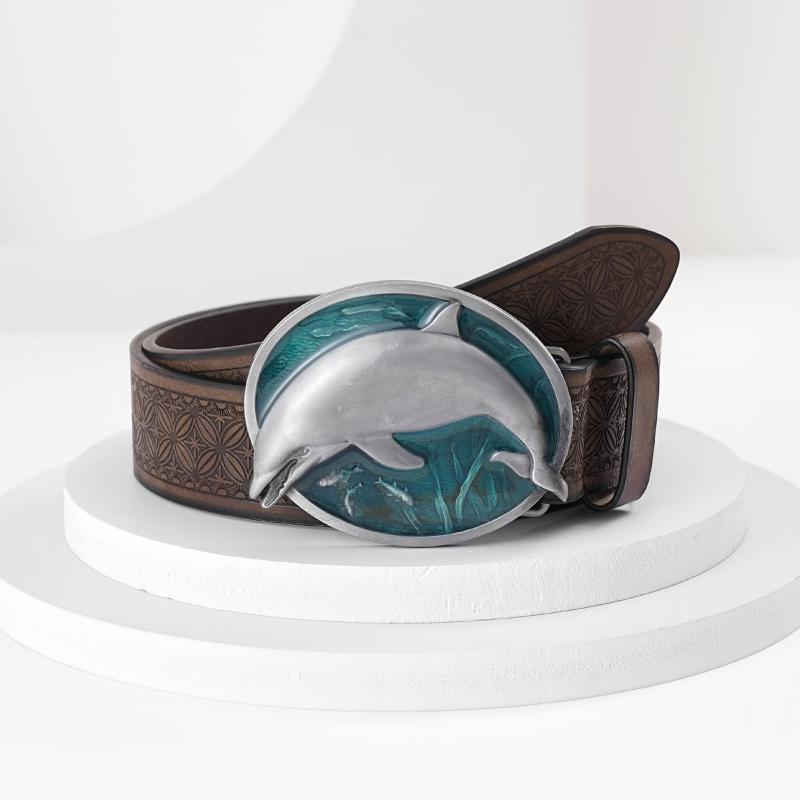 Men's Shark Buckle Belt, Domineering Style