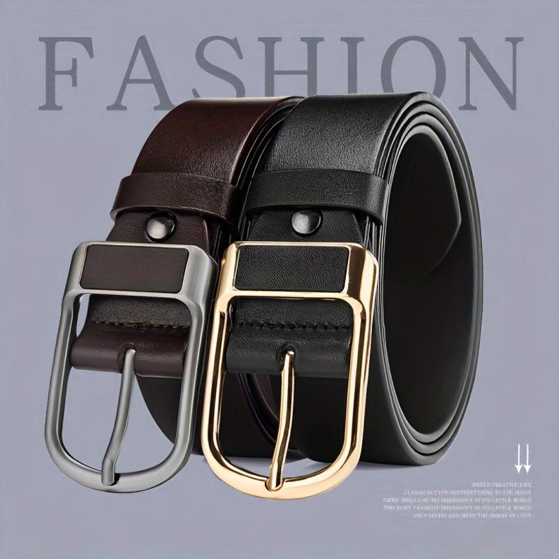 Men's Leather Business Belt Father's Christmas Birthday