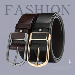 Men's Leather Business Belt Father's Christmas Birthday