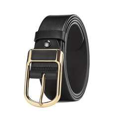 Men's Leather Business Belt Father's Christmas Birthday