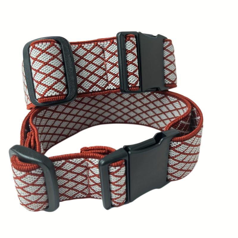 2 Pack No Show Elastic Belt Pants Adjuster Plastic Buckle