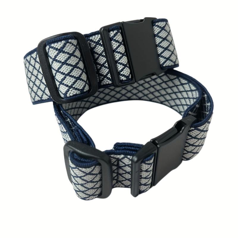 2 Pack No Show Elastic Belt Pants Adjuster Plastic Buckle