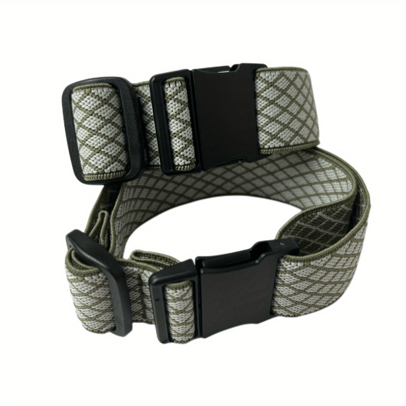 2 Pack No Show Elastic Belt Pants Adjuster Plastic Buckle