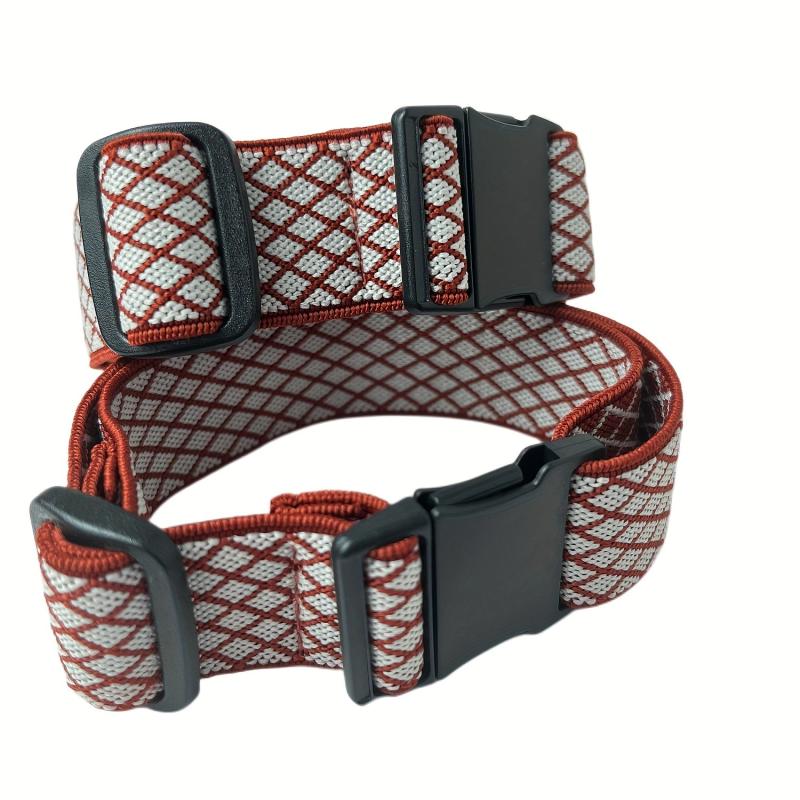 2 Pack No Show Elastic Belt Pants Adjuster Plastic Buckle