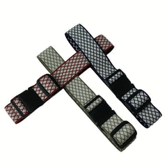 2 Pack No Show Elastic Belt Pants Adjuster Plastic Buckle