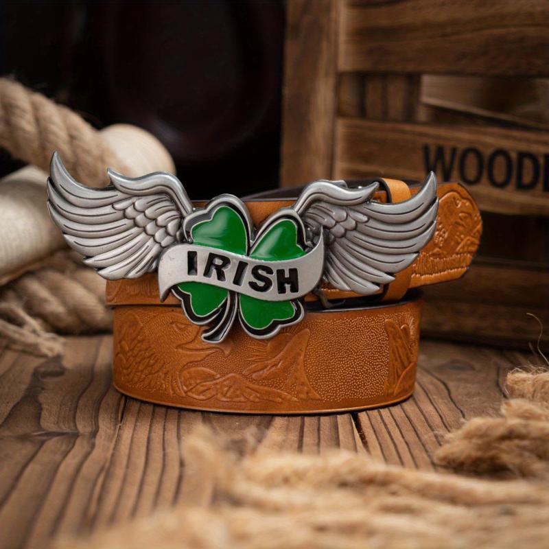 Western Style Men's PU Leather Belt