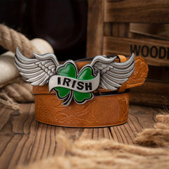 Western Style Men's PU Leather Belt