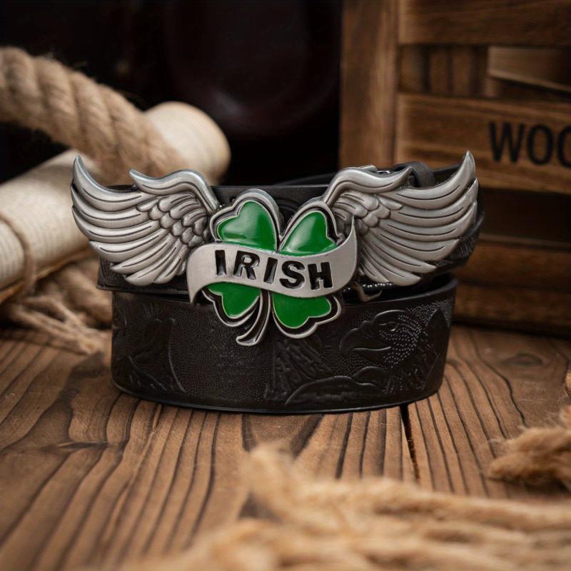 Western Style Men's PU Leather Belt