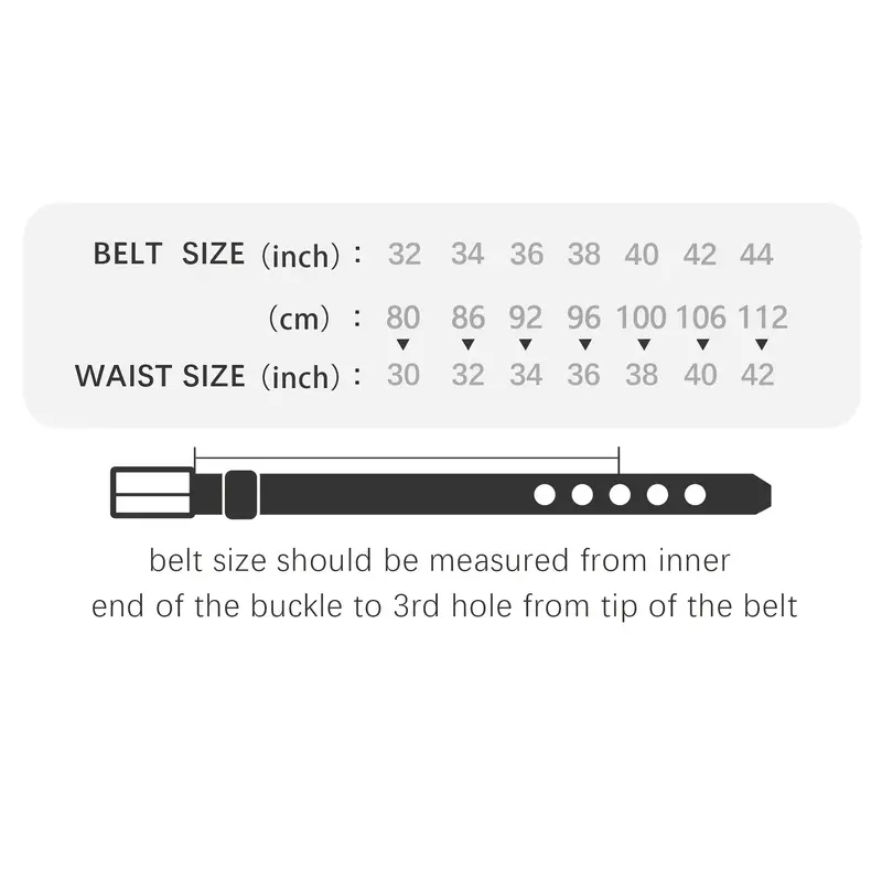 Men's PU Leather Buckle Belt For Business Man Suit Pants Trousers Jeans