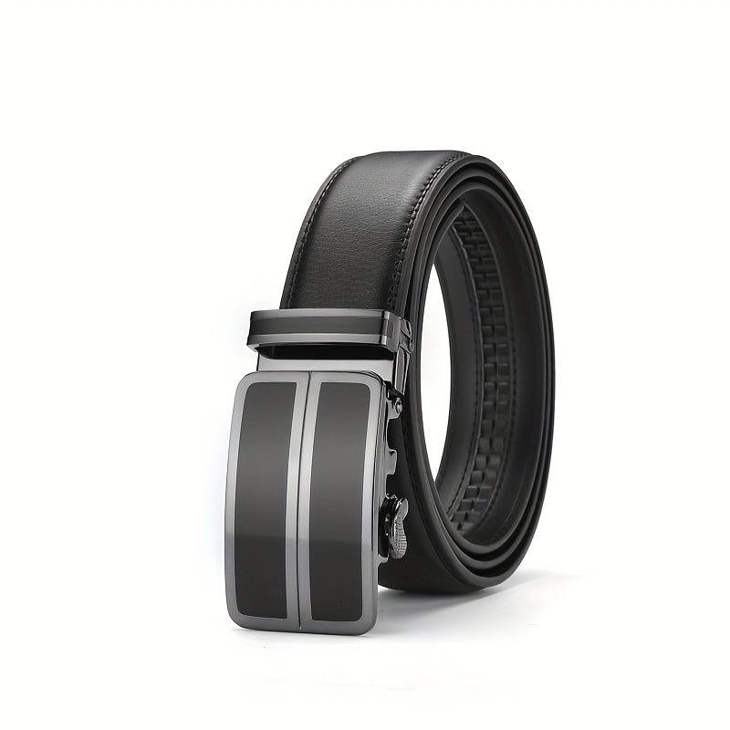 Men's Leather Belt Automatic Buckle Stylish Versatile Business Suit